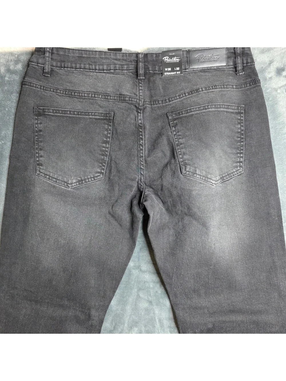 Primitive Straight Fit Mens Jeans Sz 36x32 Bkack NWT